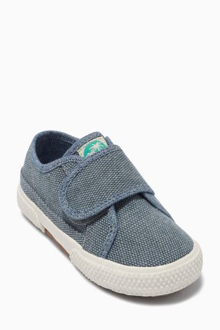Canvas One Strap Shoes (Younger Boys)
